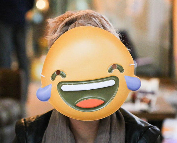 Laughing Tears Emoji Mask