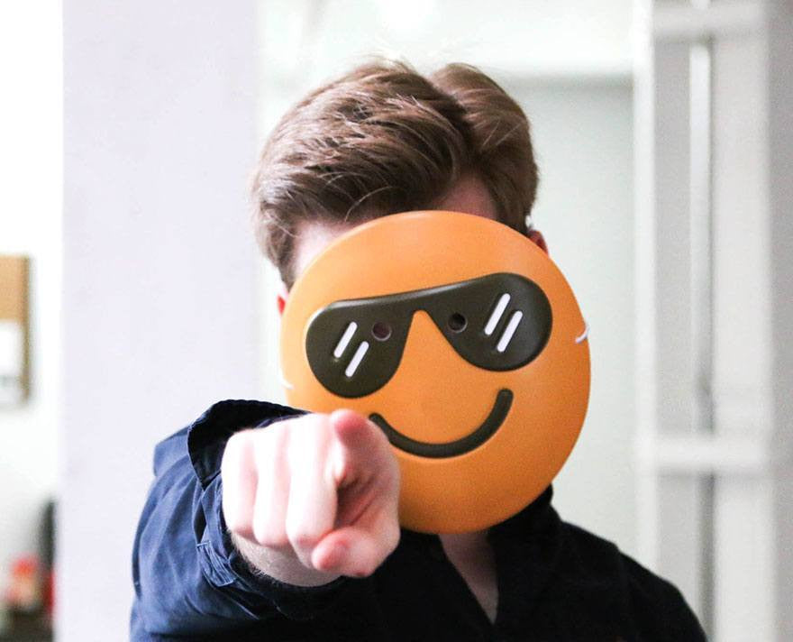 Cool Guy Emoji Mask