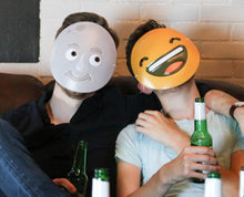 Load image into Gallery viewer, Moon Face Emoji Mask